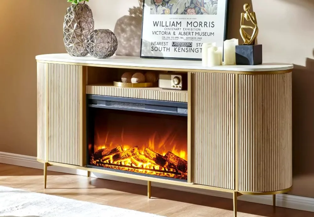 retro electric fireplace